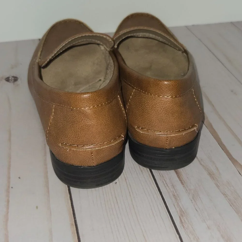 LifeStride Margot Brown Loafers Women’s Size 6 Slip On Comfort Shoes